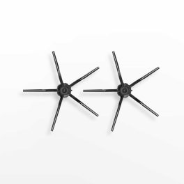 Roborock 5 ágú szilikon oldalkefe (2db), fekete