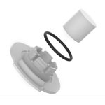 Roborock víztartály szűrő E4/E5/S5/S6/Q7Max/Q5Pro szériához, 12db