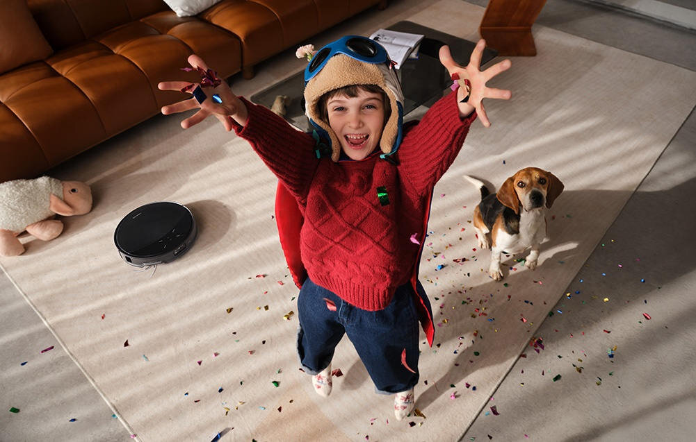 Roborock Saros 10R – VertiBeam funkció